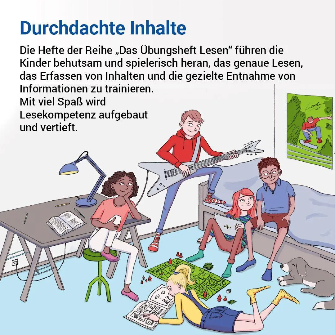 Bild: 9783619741724 | Das Übungsheft Lesen 7 | Michaela Stehr | Broschüre | 64 S. | Deutsch