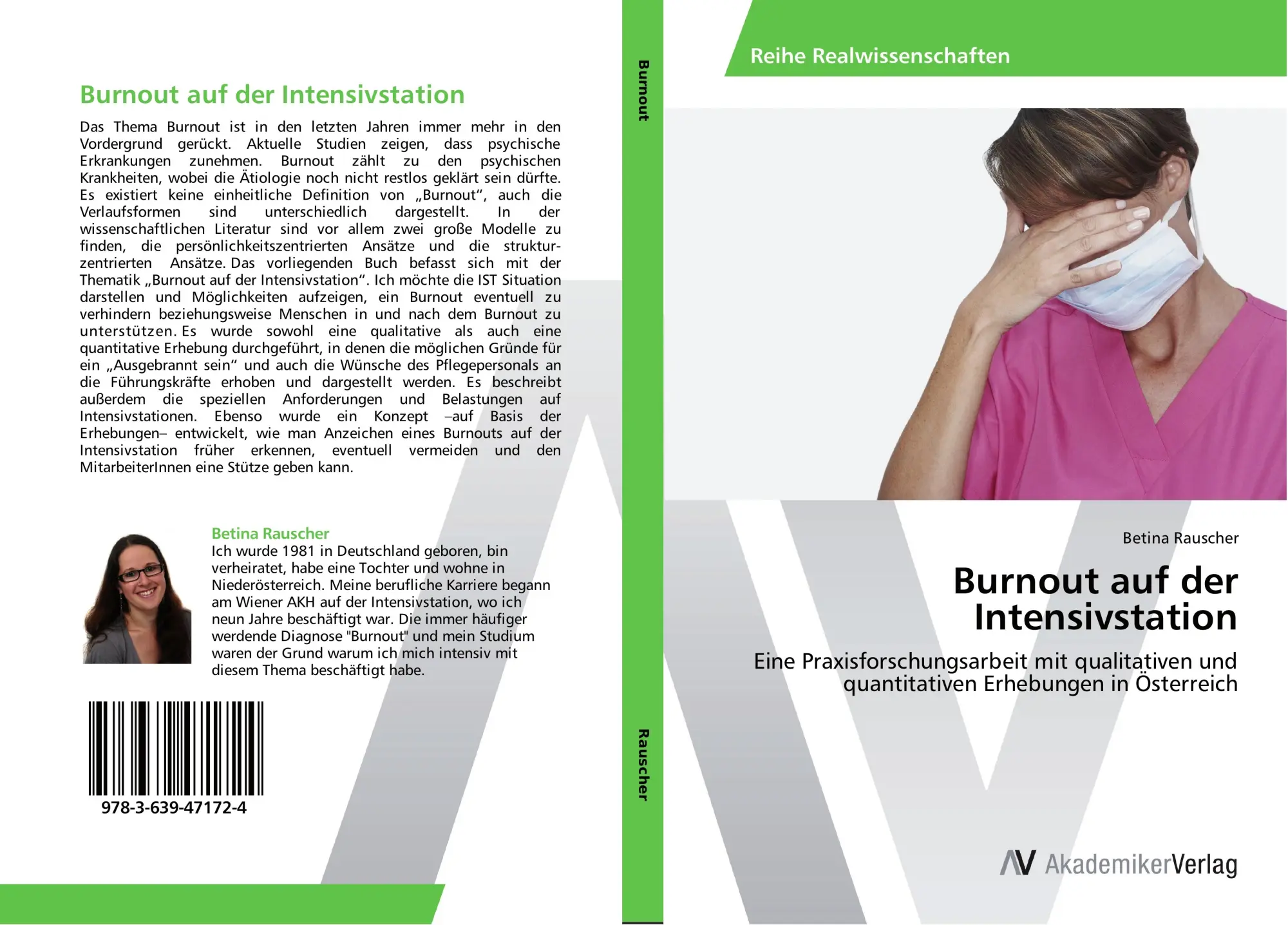 Cover: 9783639471724 | Burnout auf der Intensivstation | Betina Rauscher | Taschenbuch | 2013