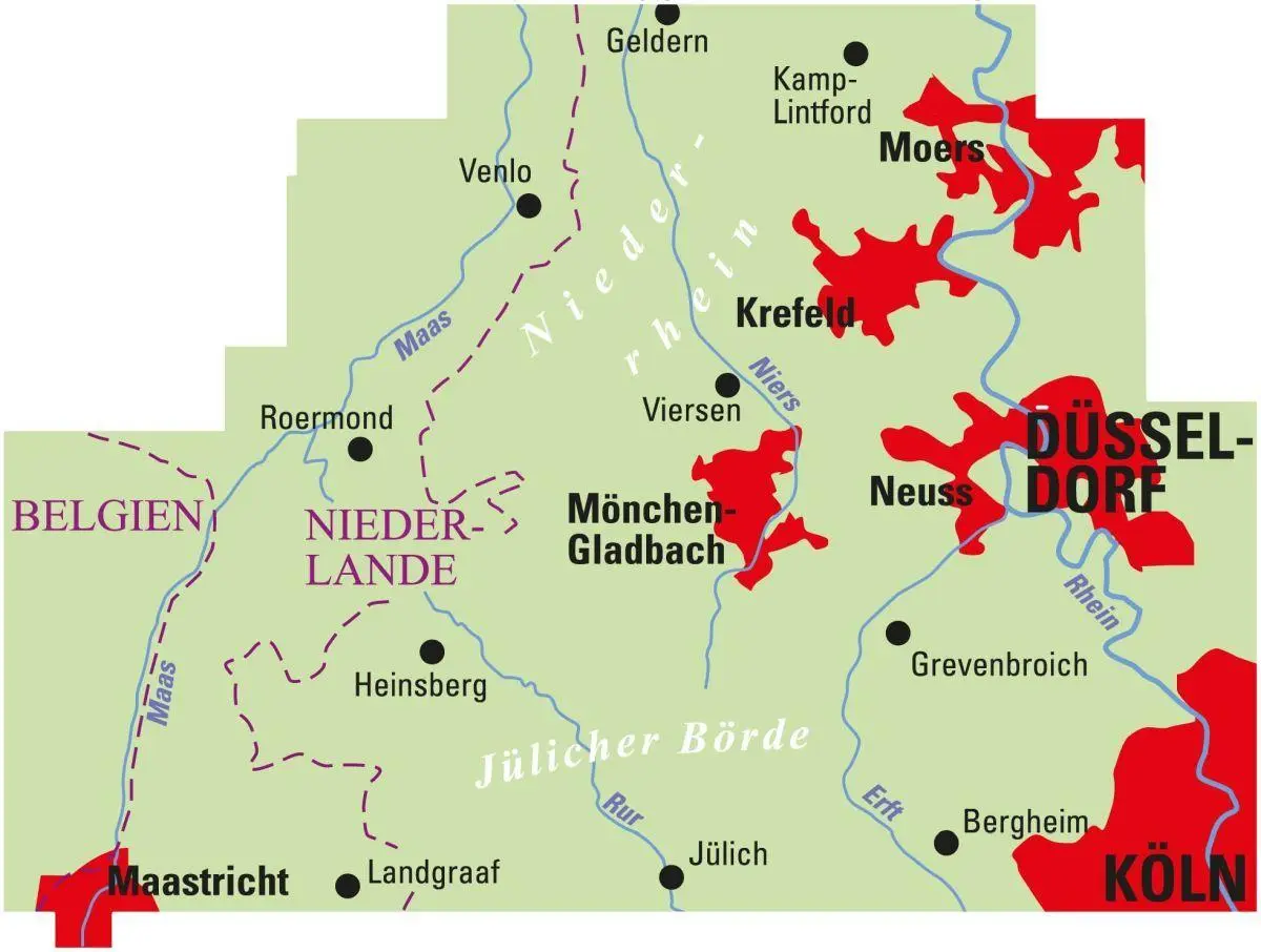Bild: 9783969901724 | ADFC-Regionalkarte Niederrhein Süd 1:75.000, mit...