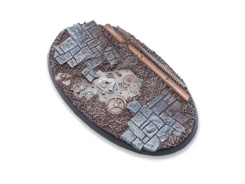 Cover: 704270721824 | Ancient Machinery Bases - 90mm Oval 1 | deutsch | Tabletop-Art