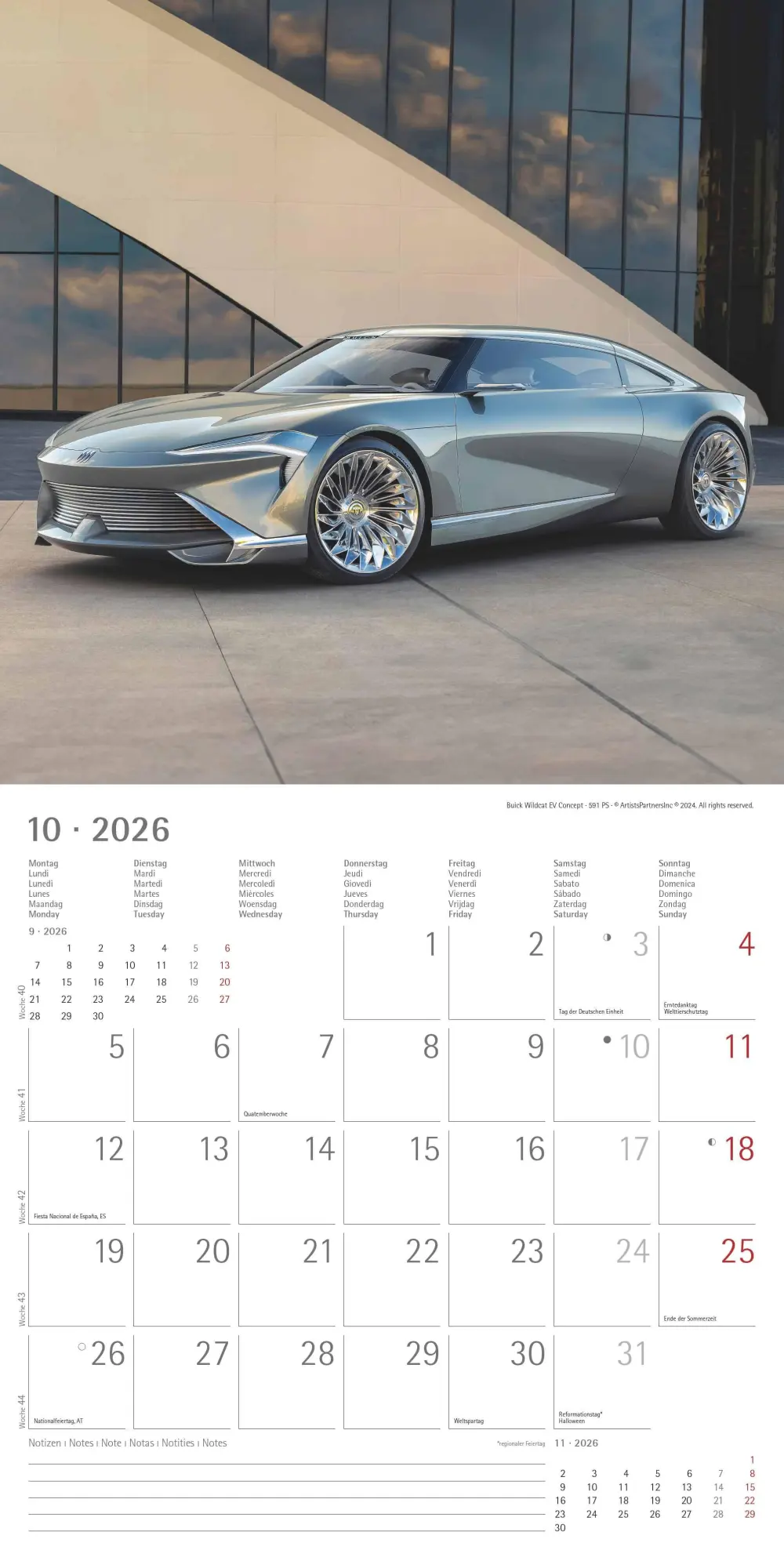 Bild: 4069095001824 | High Speed 2026 - Broschürenkalender 30x30 cm (30x60 geöffnet) -...