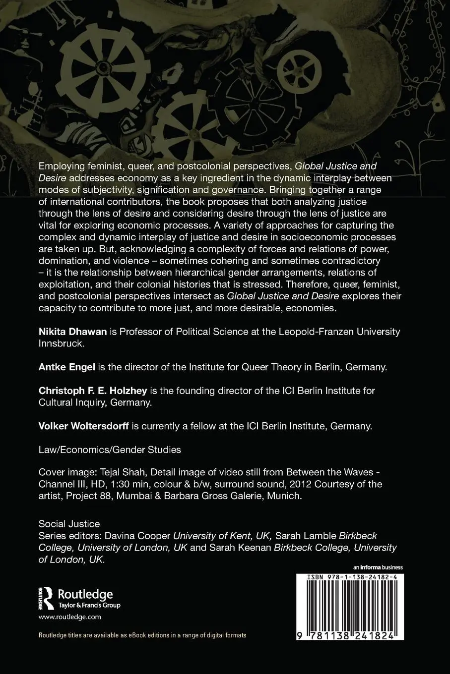 Rückseite: 9781138241824 | Global Justice and Desire | Queering Economy | Nikita Dhawan (u. a.)