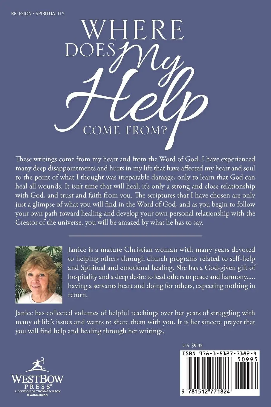 Rückseite: 9781512771824 | Where Does My Help Come From? | Janice Olenio-Michienzi | Taschenbuch