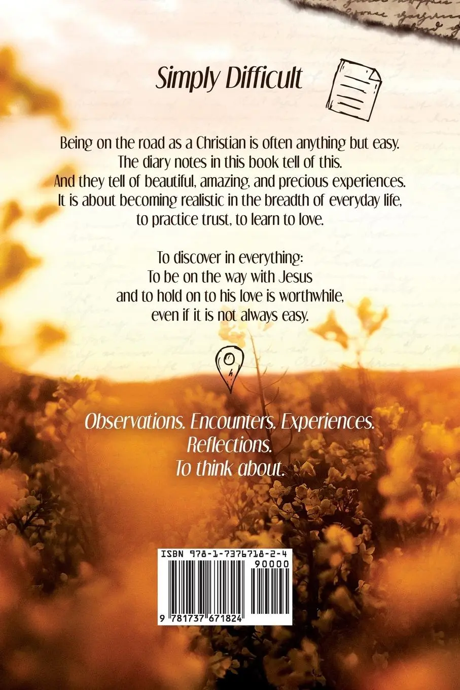 Rückseite: 9781737671824 | Simply Difficult | Susanne Folkers | Taschenbuch | Englisch | 2023