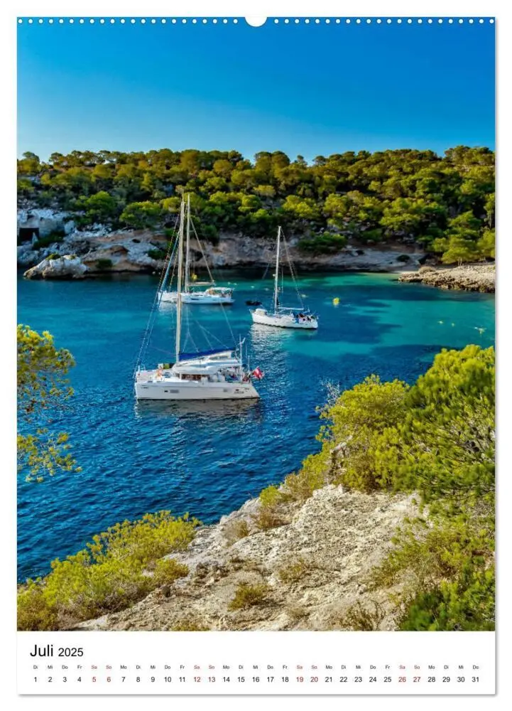 Bild: 9783435971824 | Mallorca - Insel des Glücks (Wandkalender 2025 DIN A2 hoch),...