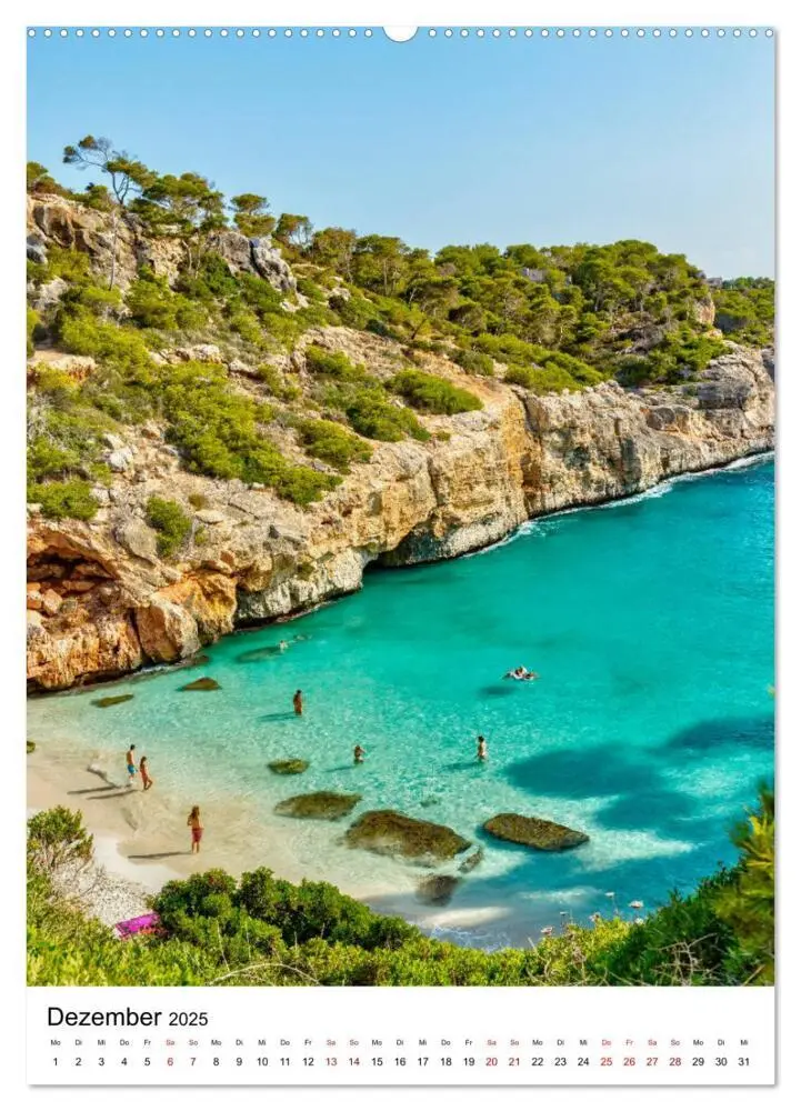 Bild: 9783435971824 | Mallorca - Insel des Glücks (Wandkalender 2025 DIN A2 hoch),...