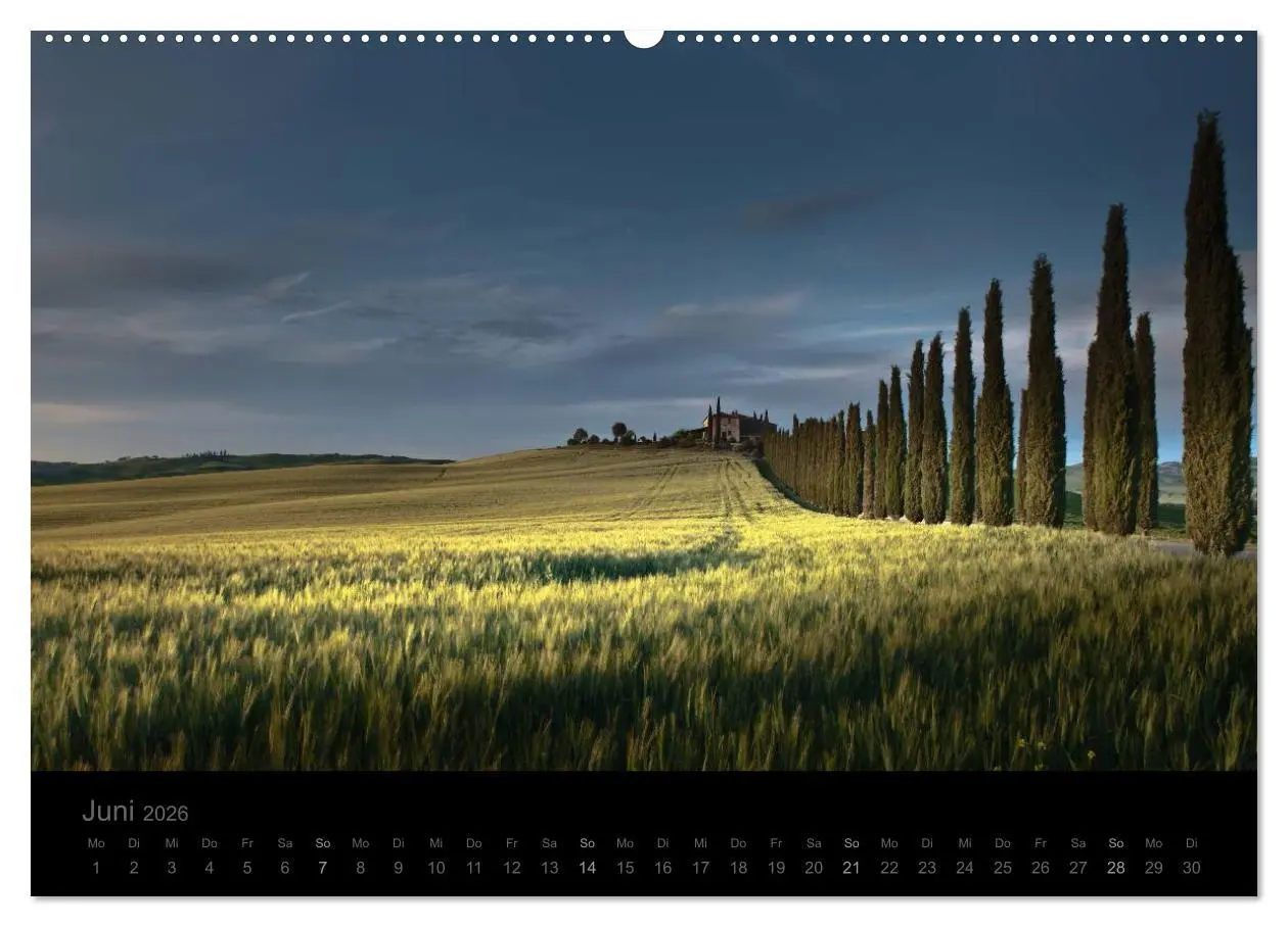 Bild: 9783516151824 | - Magie des Lichtes - TOSKANA (Wandkalender 2026 DIN A2 quer),...