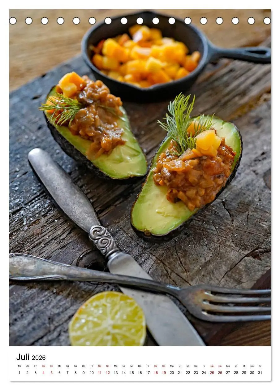 Bild: 9783516391824 | Food Art 2026 (Tischkalender 2026 DIN A5 hoch), CALVENDO...