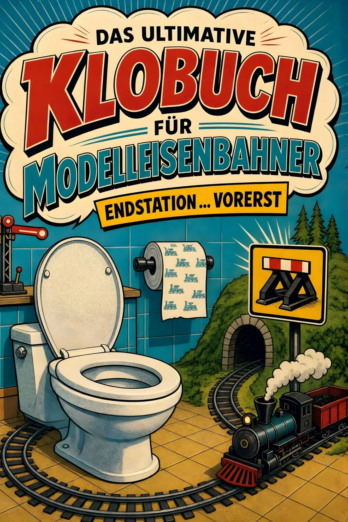 Cover: 9783696101824 | Das ultimative Klobuch für Modelleisenbahner | Endstation ... vorerst