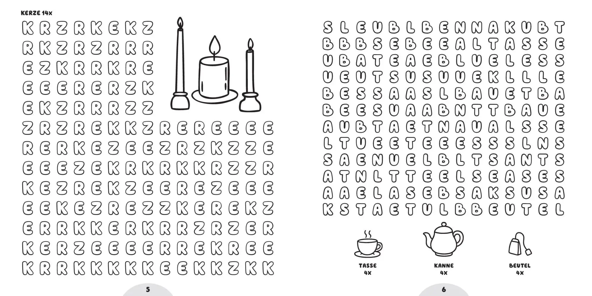 Bild: 9783987641824 | Cozy Word Search Cute World | Supersüße Wortsuchrätsel zum Ausmalen