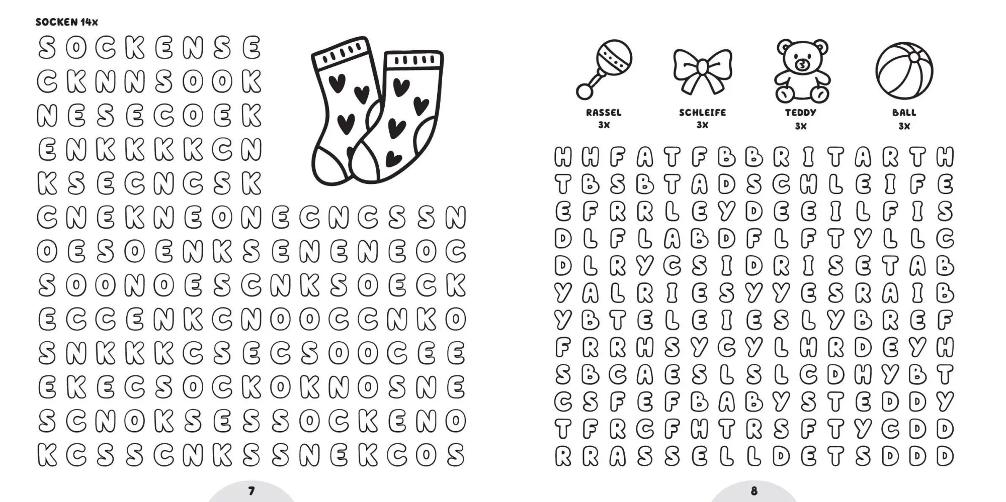 Bild: 9783987641824 | Cozy Word Search Cute World | Supersüße Wortsuchrätsel zum Ausmalen