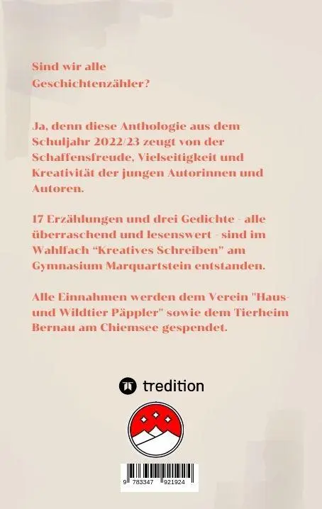 Rückseite: 9783347921924 | Das Meer der verwobenen Worte | Luisa Muche (u. a.) | Taschenbuch