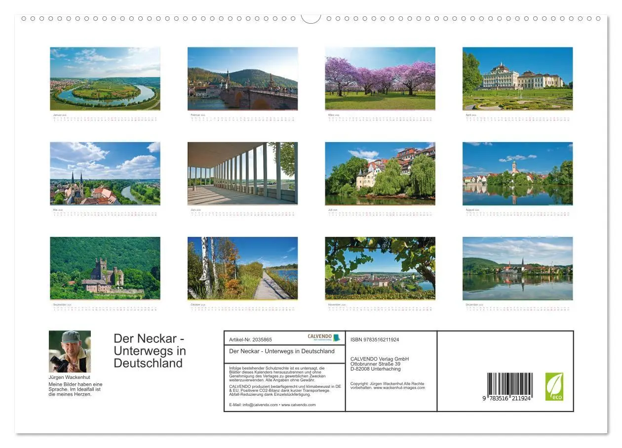 Bild: 9783516211924 | Der Neckar - Unterwegs in Deutschland (hochwertiger Premium...