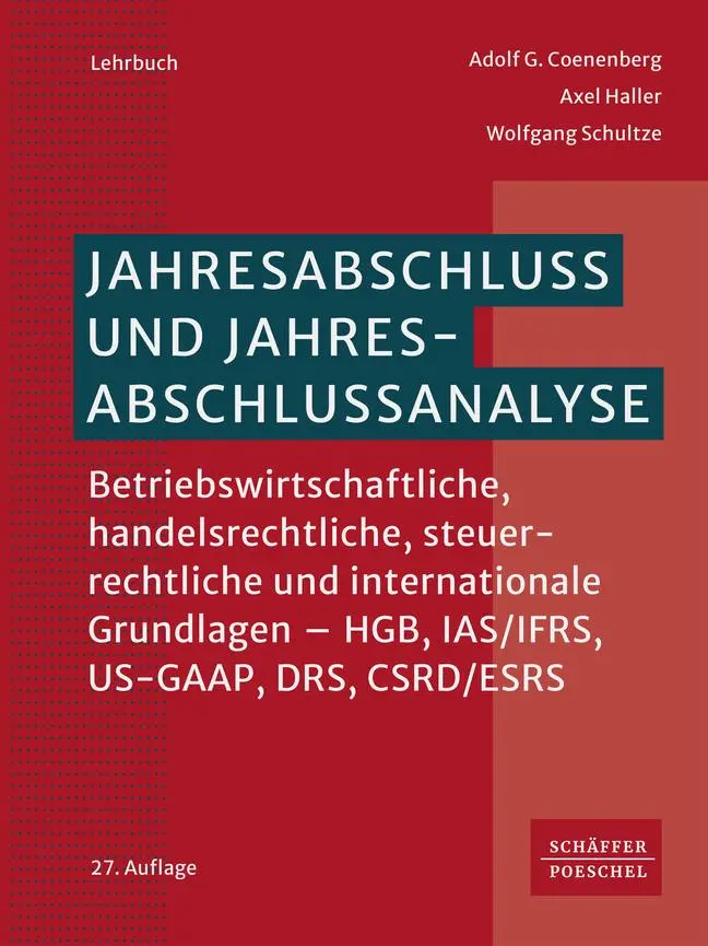 Cover: 9783791061924 | Jahresabschluss und Jahresabschlussanalyse | Coenenberg (u. a.) | Buch