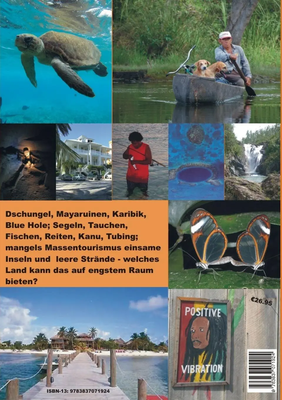 Rückseite: 9783837071924 | Belize | Reiseführer | Peter R. Wolf | Taschenbuch | 176 S. | Deutsch