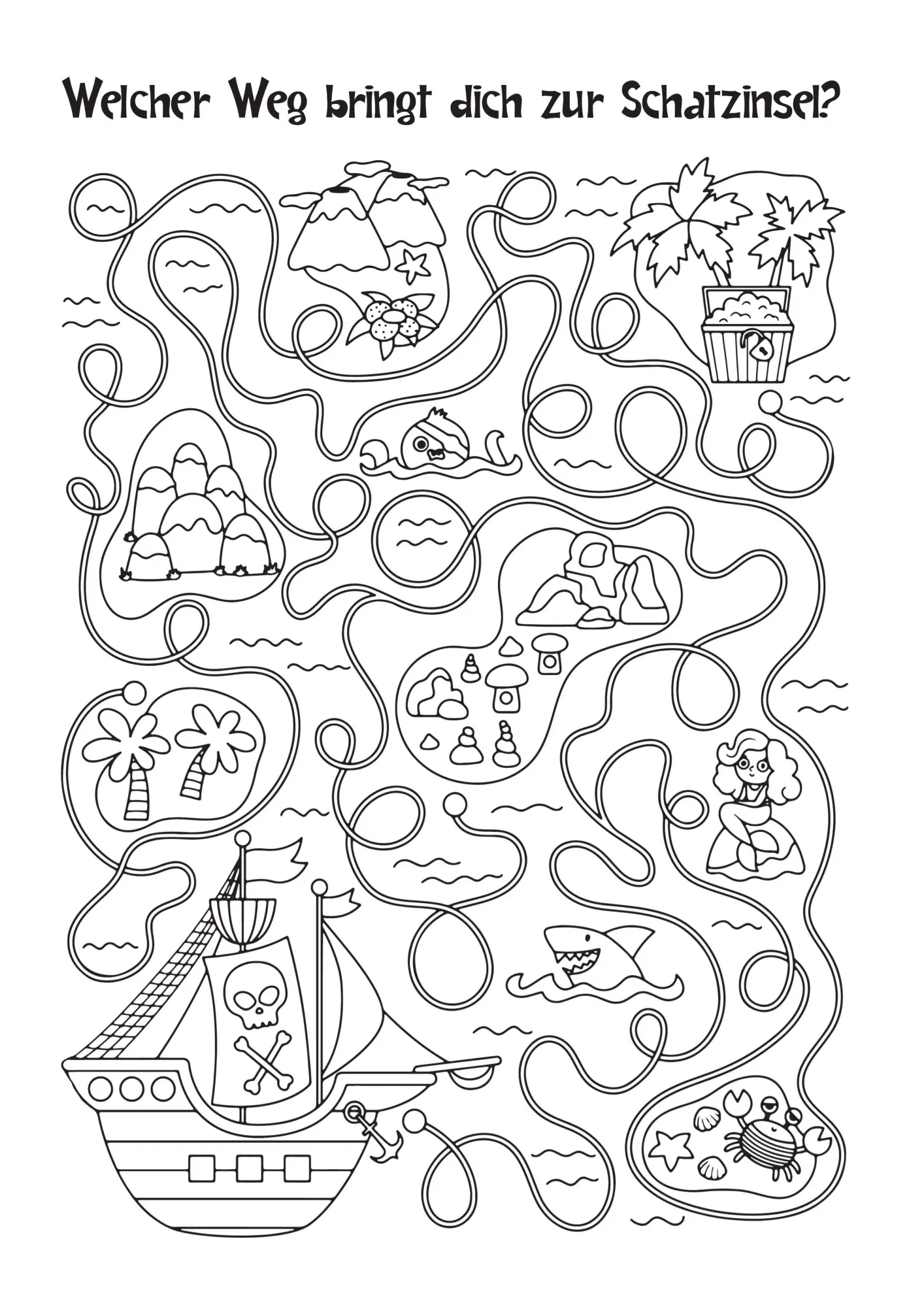 Bild: 9783986571924 | Piraten Malbuch für Kinder ab 6 Jahren | Josef Mickey Müller | Buch