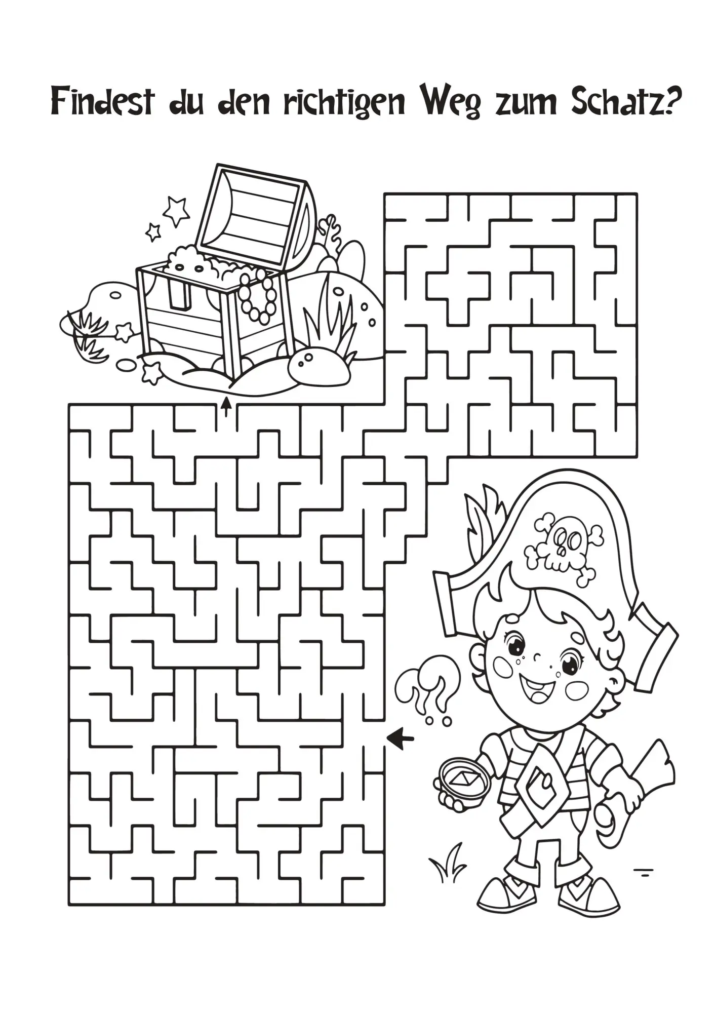 Bild: 9783986571924 | Piraten Malbuch für Kinder ab 6 Jahren | Josef Mickey Müller | Buch