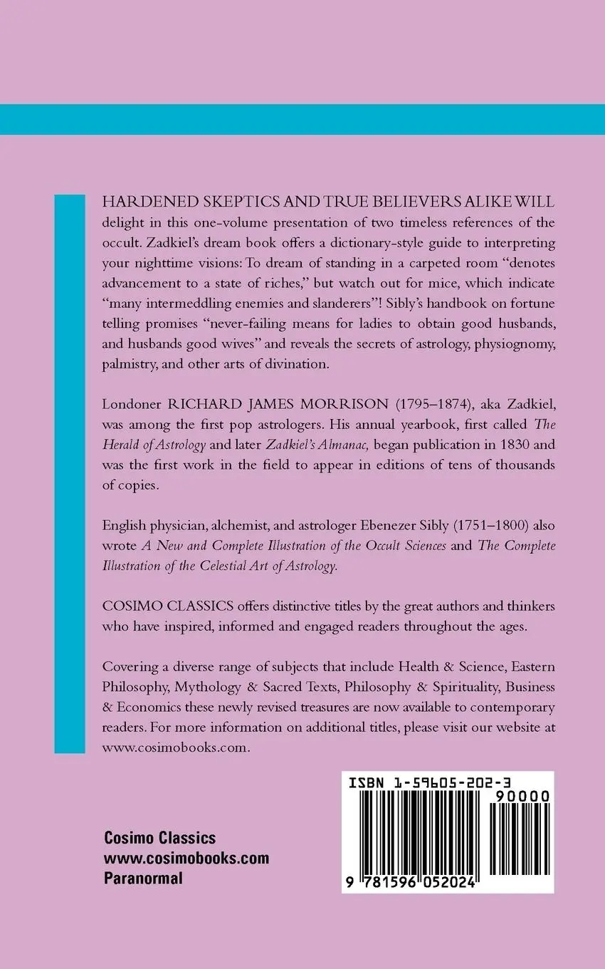 Rückseite: 9781596052024 | A Handbook of Dreams and Fortune-Telling | Zadkiel (u. a.) | Buch