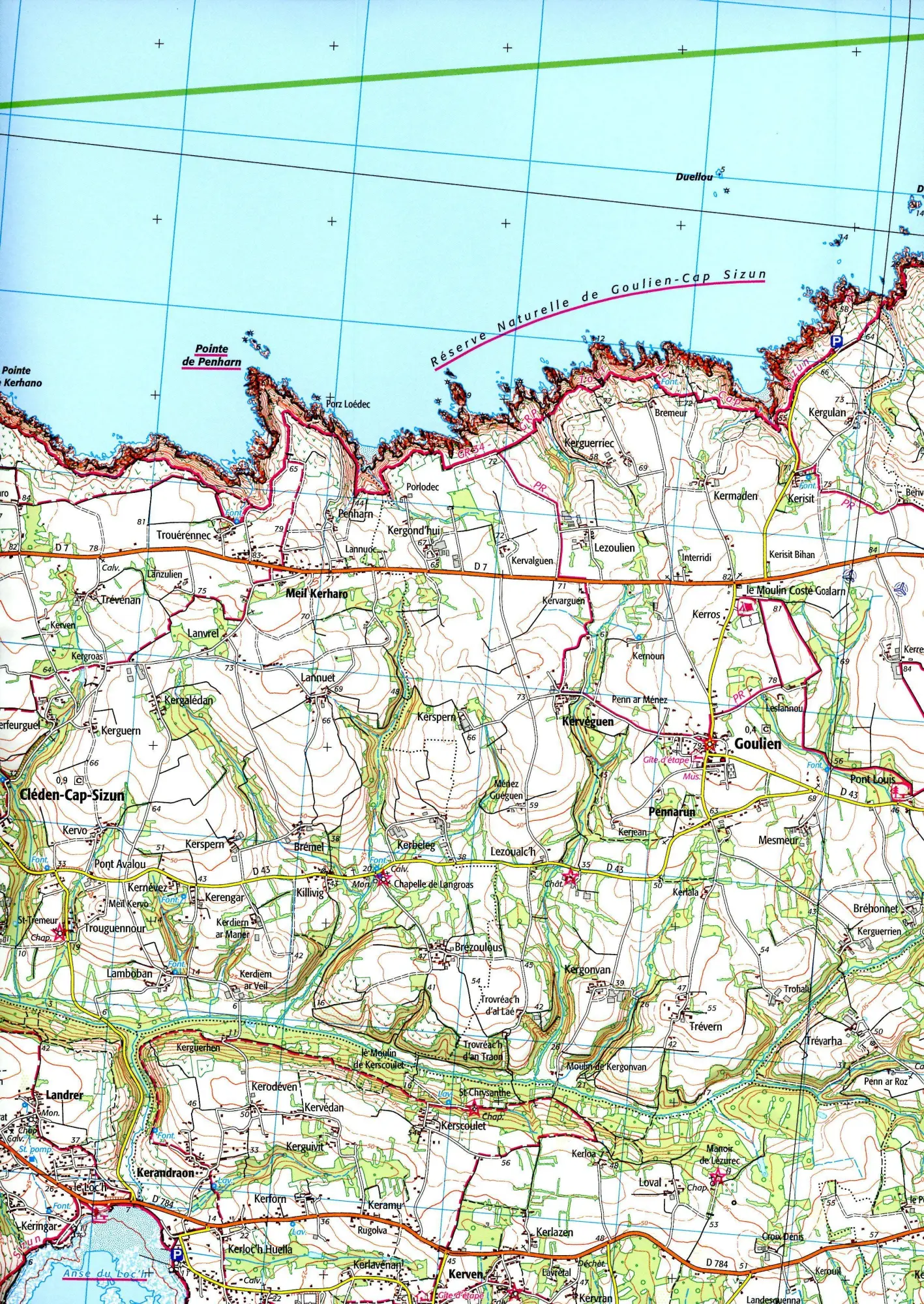 Bild: 9782758552024 | Audierne Pointe du Raz/Sein 1:25 000 | 1:25000 | (Land-)Karte | 2022