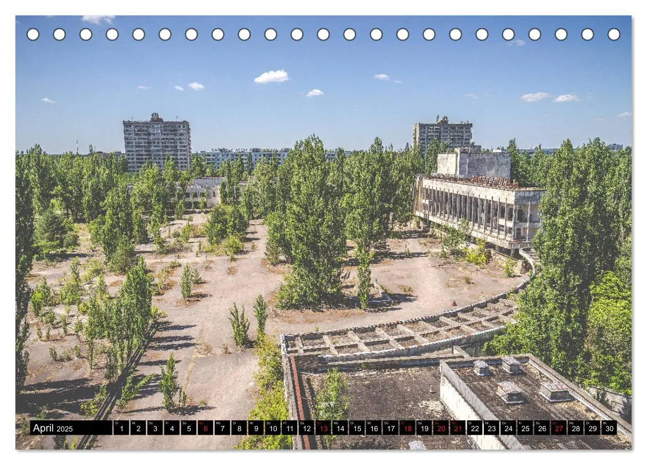 Bild: 9783435302024 | Chernobyl/Prypjat 2025 (Tischkalender 2025 DIN A5 quer), CALVENDO...