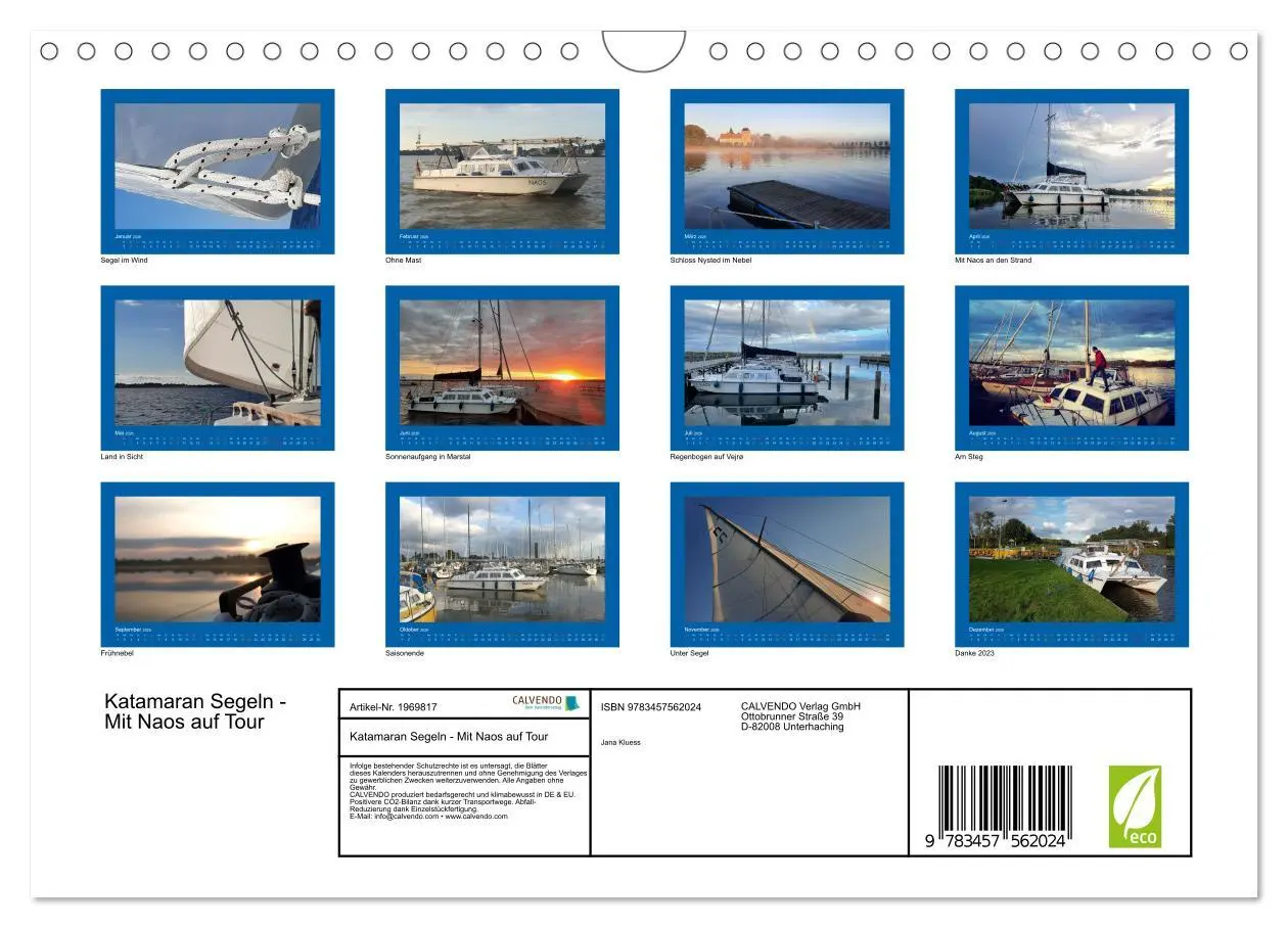 Bild: 9783457562024 | Katamaran Segeln - Mit Naos auf Tour (Wandkalender 2026 DIN A4...