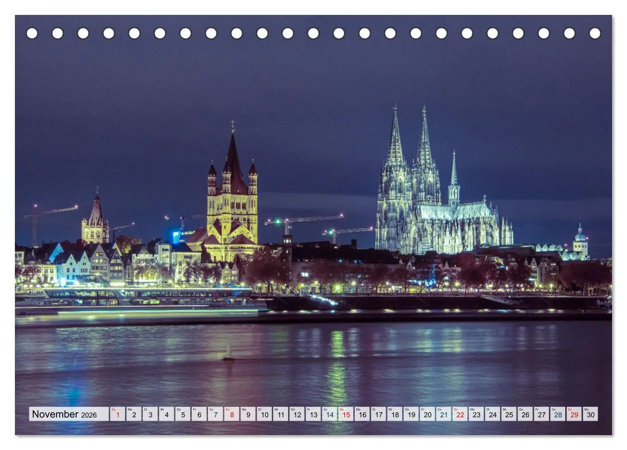 Bild: 9783457632024 | Kölsche Impressionen bei Tag und Nacht (Tischkalender 2026 DIN A5...