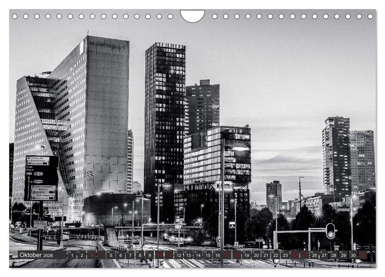 Bild: 9783457872024 | Ein Blick auf Rotterdam (Wandkalender 2026 DIN A4 quer), CALVENDO...