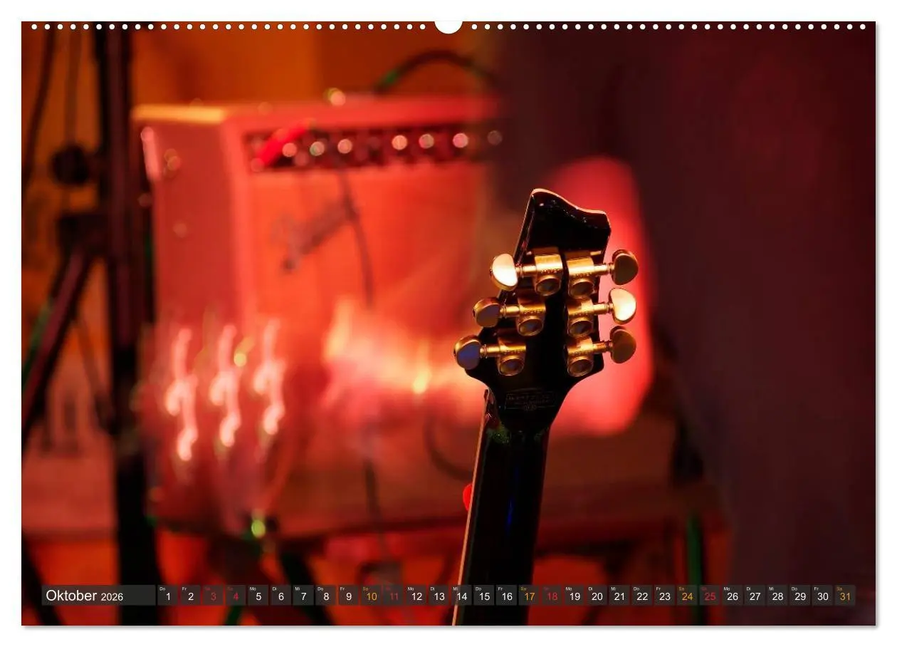 Bild: 9783516032024 | E-Gitarren - einfach cool (hochwertiger Premium Wandkalender 2026...