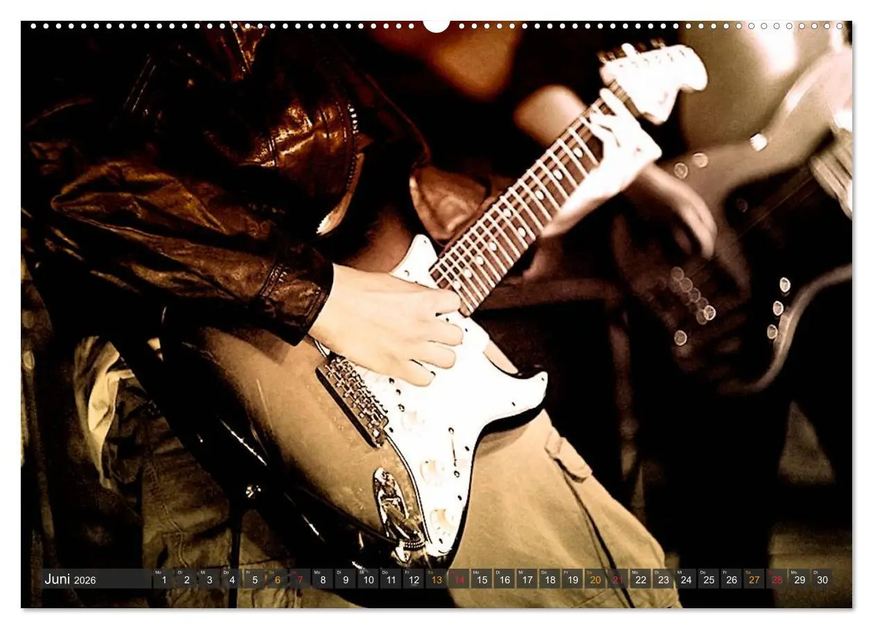 Bild: 9783516032024 | E-Gitarren - einfach cool (hochwertiger Premium Wandkalender 2026...