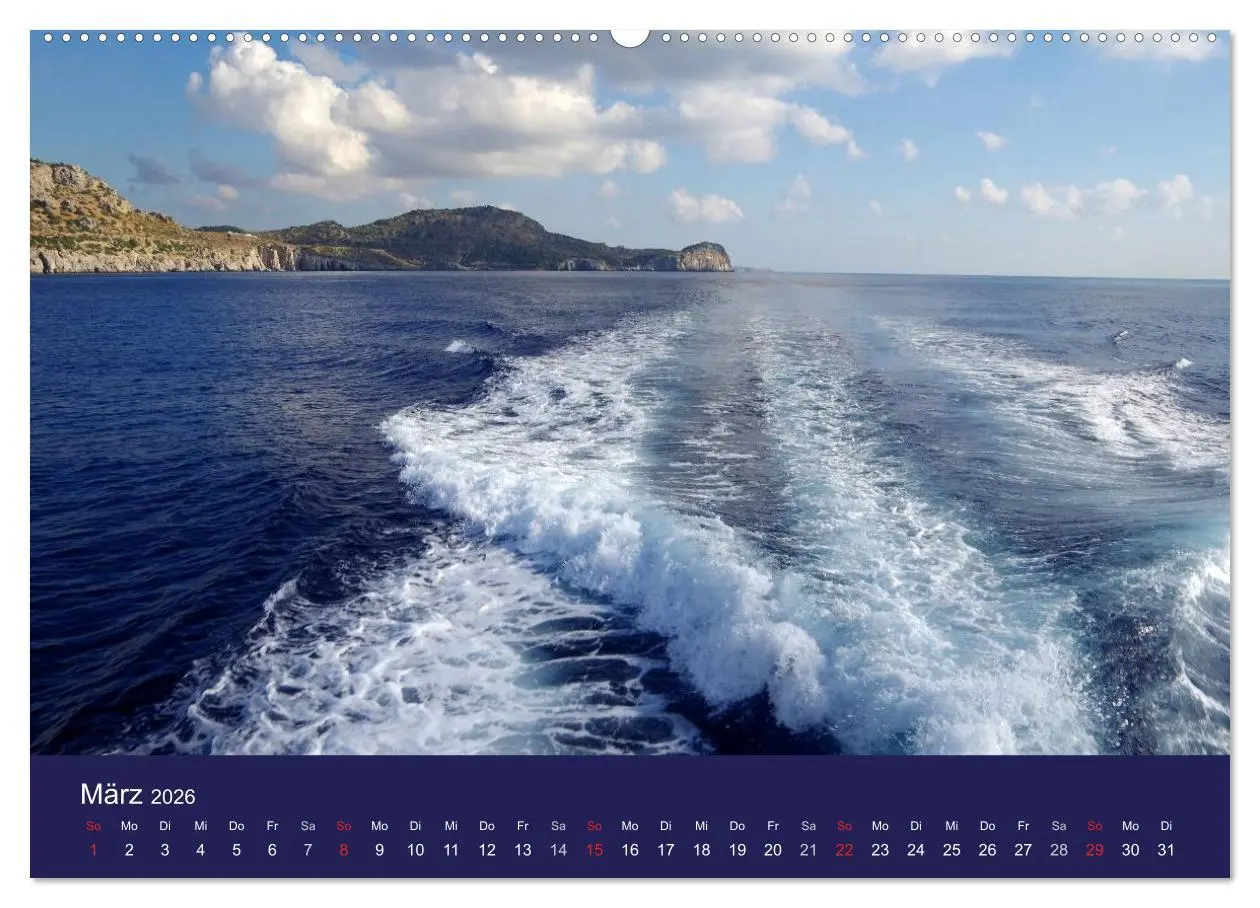 Bild: 9783516102024 | Rhodos mit Lindos und Symi (Wandkalender 2026 DIN A2 quer),...