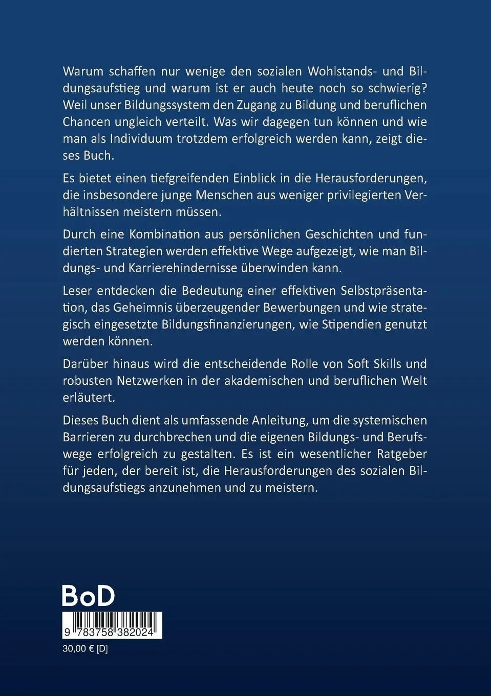Rückseite: 9783758382024 | Der Bildungsstratege | Mit Gegenwind zum Senkrechtstart | Arbursu