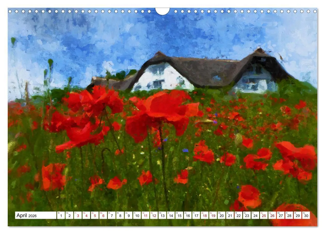 Bild: 9783457622124 | Malerische Insel Usedom - Acryl Impressionen (Wandkalender 2026 DIN...