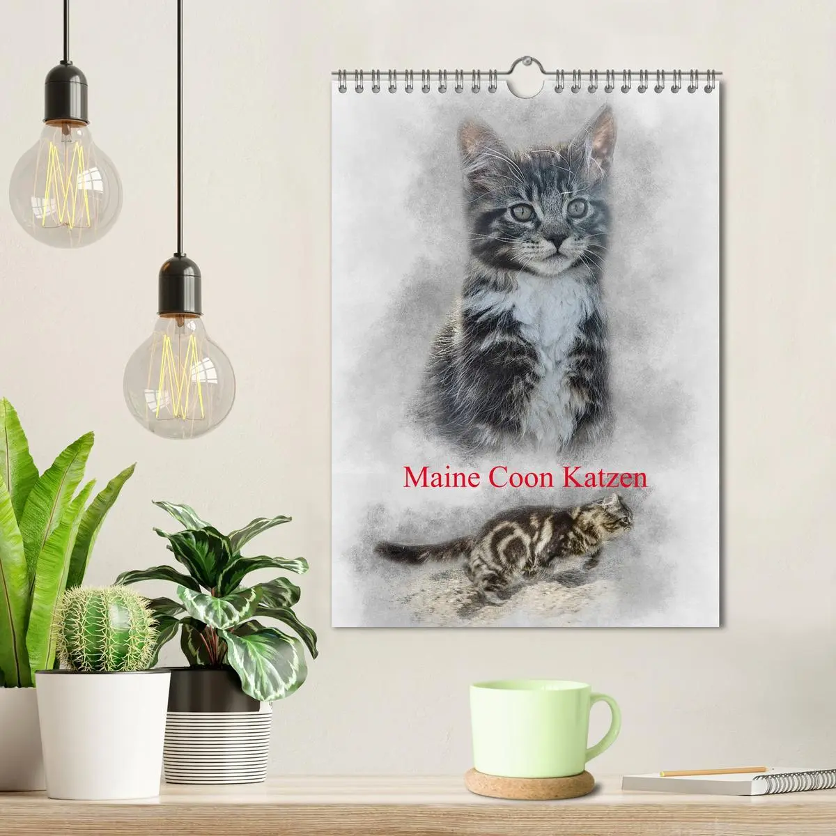 Bild: 9783516402124 | Maine Coon Katzen (Wandkalender 2026 DIN A4 hoch), CALVENDO...