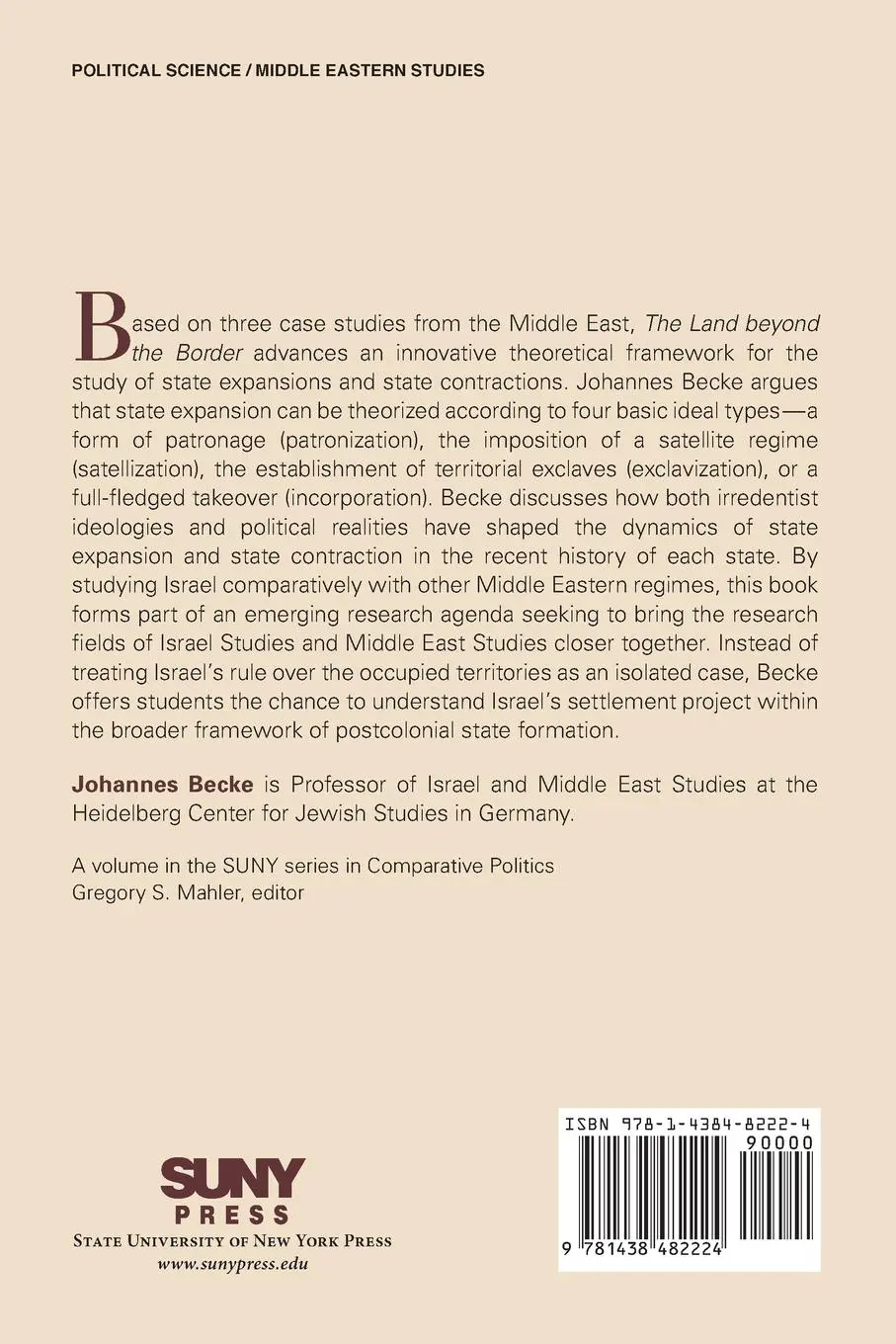 Rückseite: 9781438482224 | The Land beyond the Border | Johannes Becke | Taschenbuch | Englisch