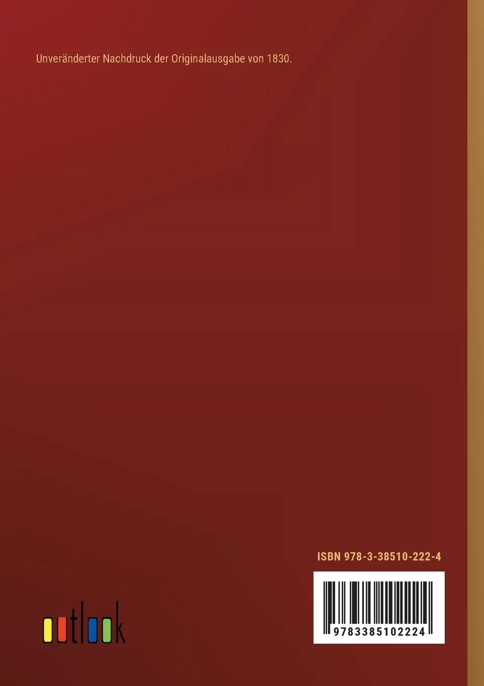 Rückseite: 9783385102224 | Das Buch Jezira | Johann Friedrich Von Meyer | Taschenbuch | 44 S.
