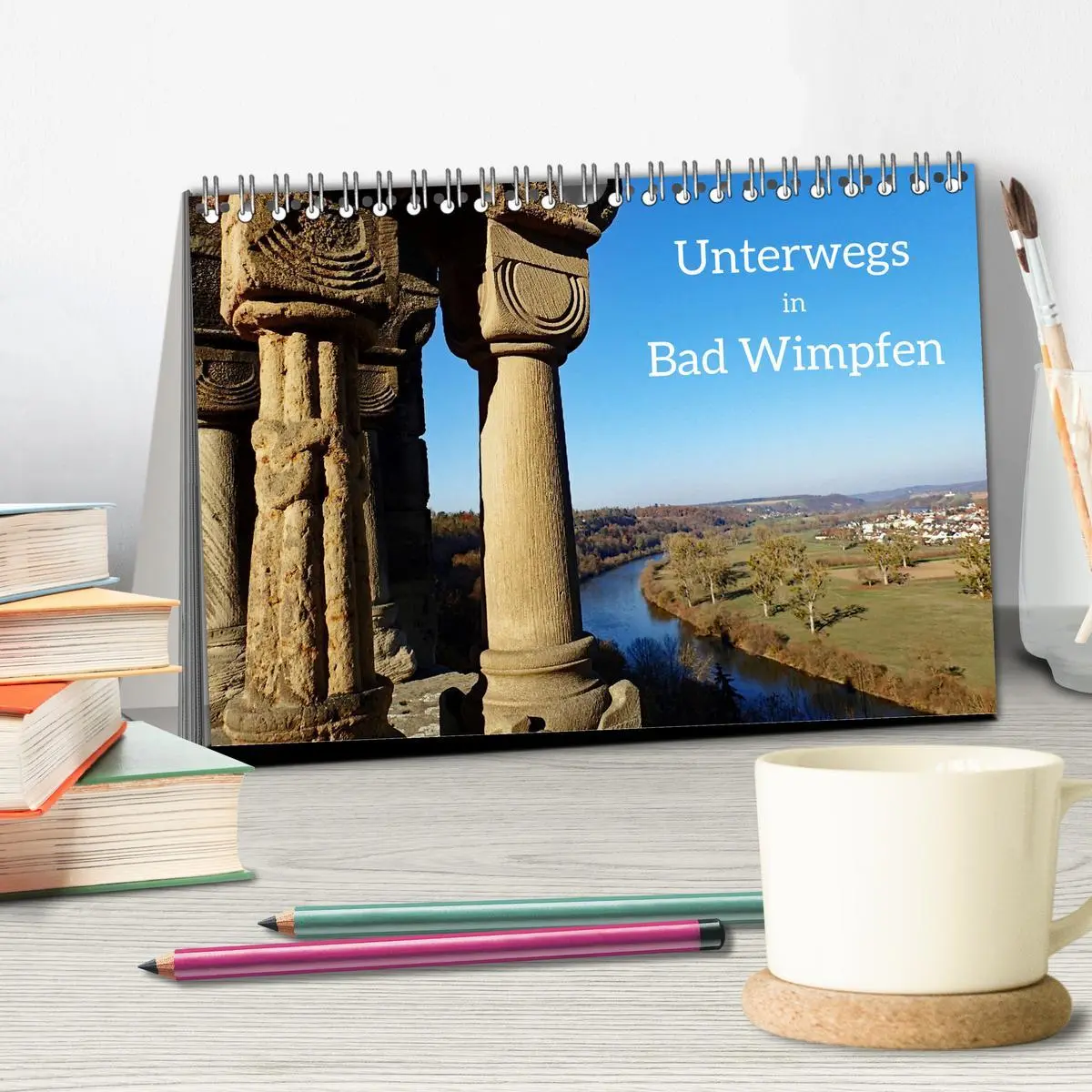 Bild: 9783457542224 | Unterwegs in Bad Wimpfen (Tischkalender 2026 DIN A5 quer), CALVENDO...