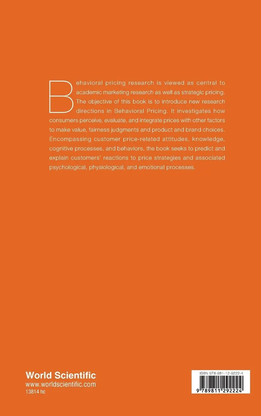 Rückseite: 9789811292224 | NEW DIRECTIONS IN BEHAVIORAL PRICING | Chezy Ofir | Buch | Englisch