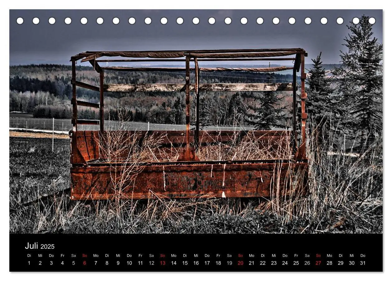 Bild: 9783435752324 | schwarz/weiß trifft farbe (Tischkalender 2025 DIN A5 quer),...