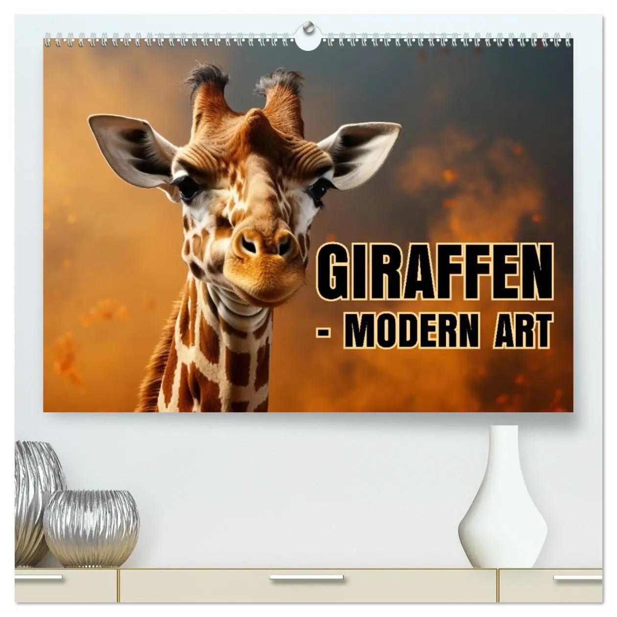 Cover: 9783457392324 | GIRAFFEN - Modern Art (hochwertiger Premium Wandkalender 2026 DIN...