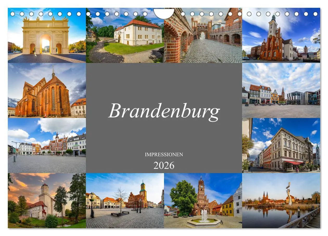 Cover: 9783457912324 | Brandenburg Impressionen (Wandkalender 2026 DIN A4 quer), CALVENDO...