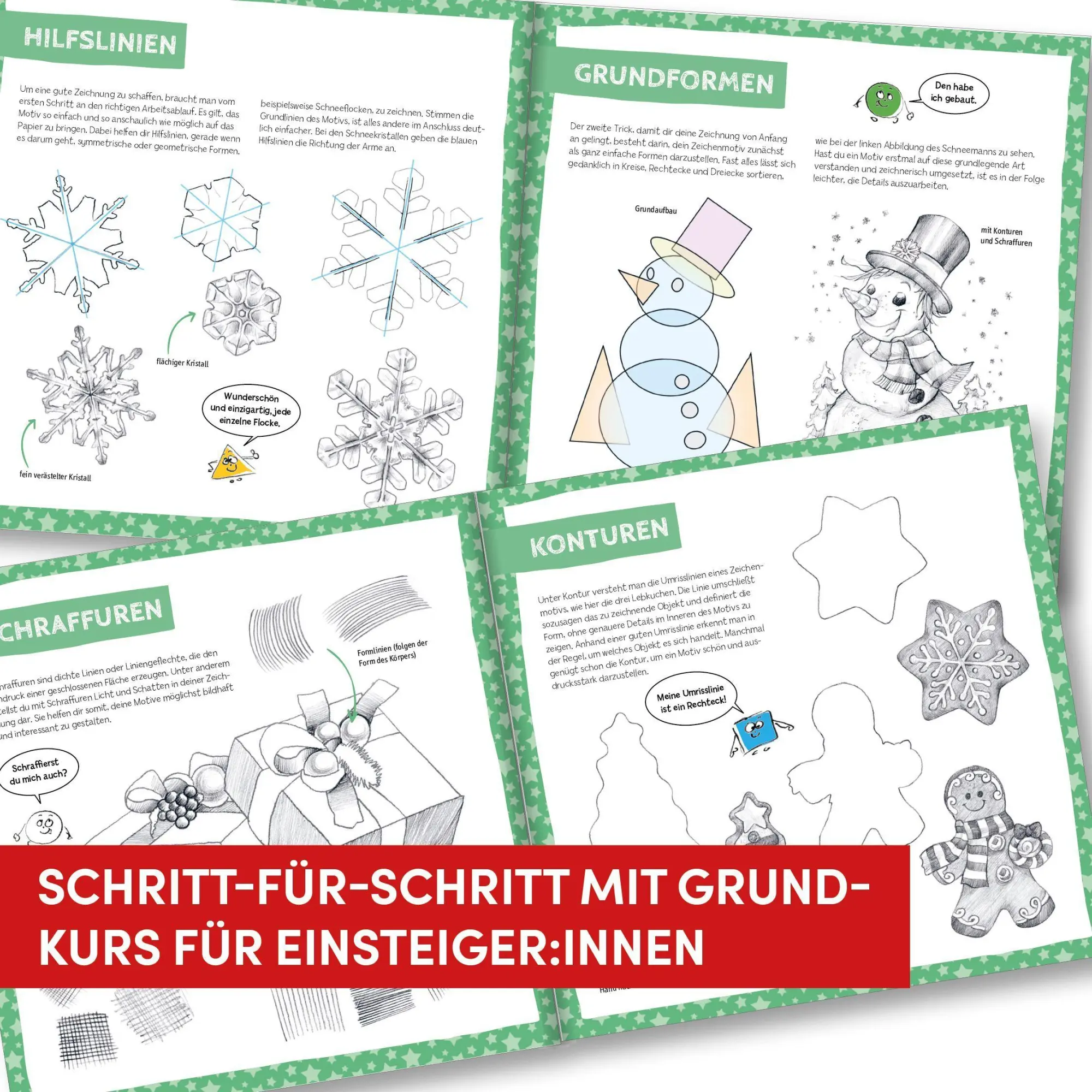 Bild: 9783735892324 | Die Kunst des Zeichnens für Kinder Adventskalender | Gecko Keck | Buch