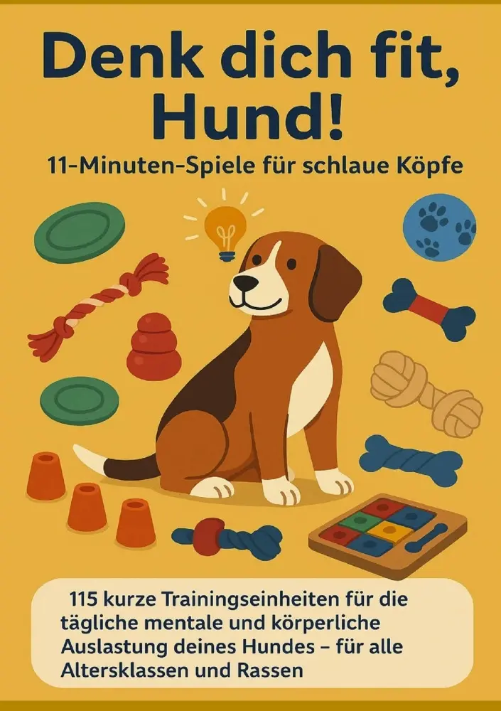 Cover: 9789403852324 | Denk dich fit, Hund! - 11-Minuten-Spiele für schlaue Köpfe (Ein...