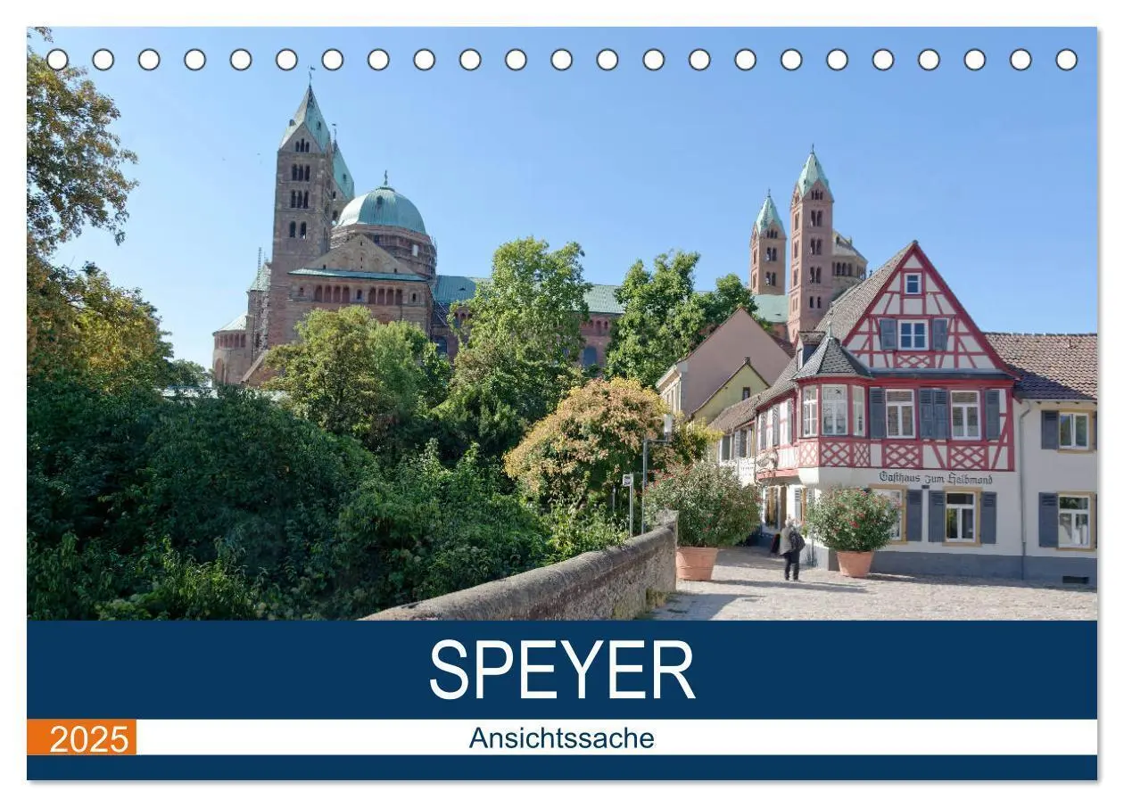 Cover: 9783435292424 | Speyer - Ansichtssache (Tischkalender 2025 DIN A5 quer), CALVENDO...