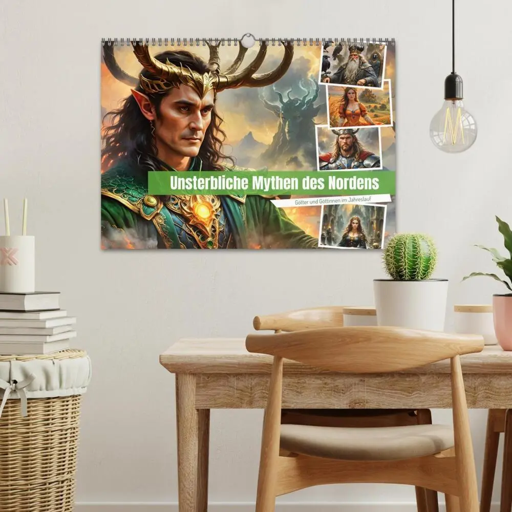 Bild: 9783457142424 | Unsterbliche Mythen des Nordens (Wandkalender 2025 DIN A3 quer),...