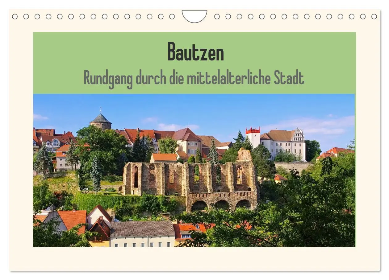 Cover: 9783457902424 | Bautzen - Rundgang durch die mittelalterliche Stadt (Wandkalender...