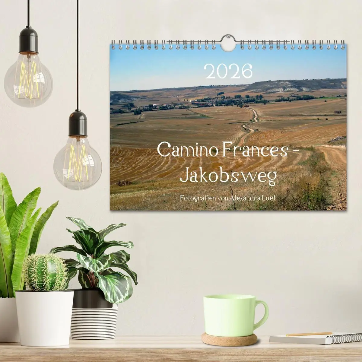Bild: 9783516092424 | Camino Frances - Jakobsweg (Wandkalender 2026 DIN A4 quer),...