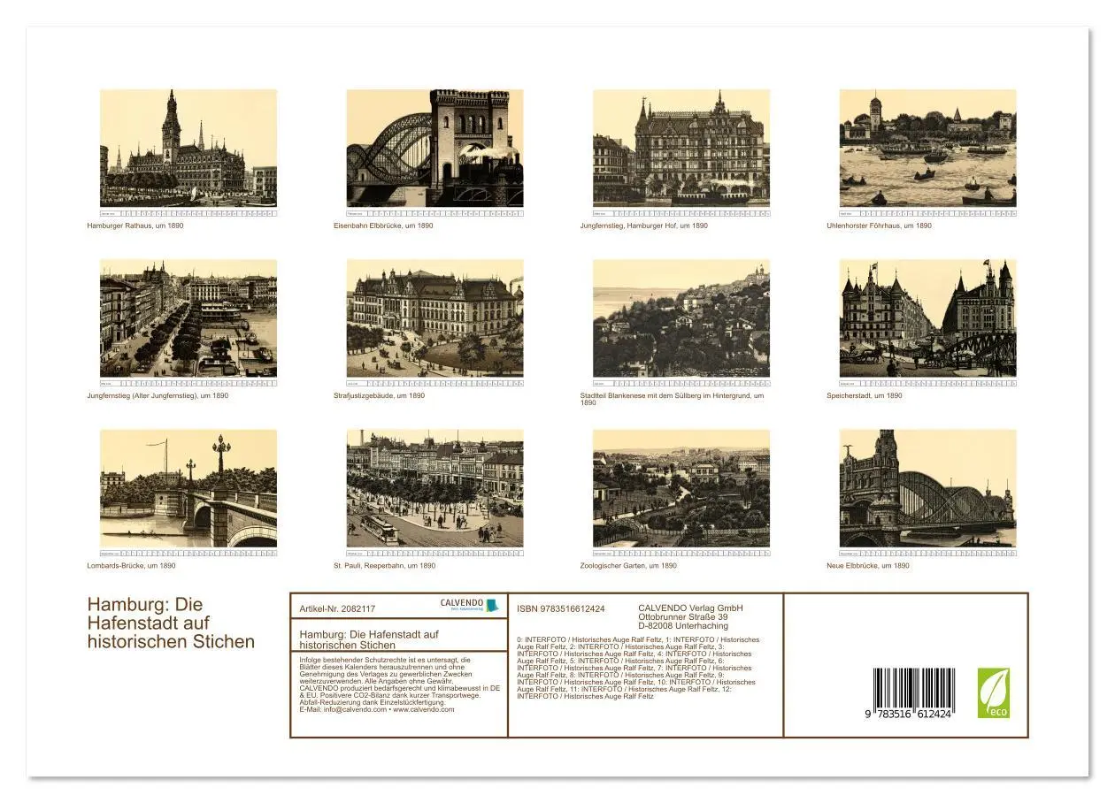 Bild: 9783516612424 | Hamburg: Die Hafenstadt auf historischen Stichen (hochwertiger...