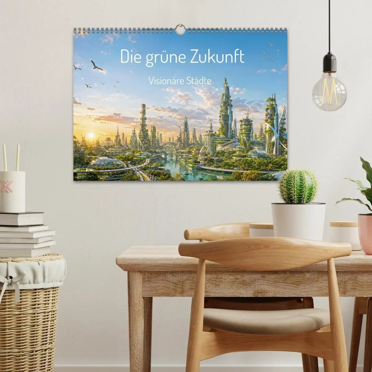 Bild: 9783594382424 | Die grüne Zukunft - Visionäre Städte (Wandkalender 2027 DIN A3...