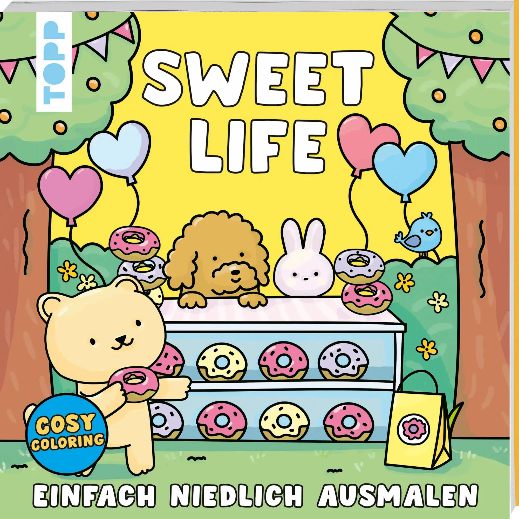 Cover: 9783735882424 | Cosy Coloring - Sweet Life | Einfach niedlich ausmalen | Sam Jayne
