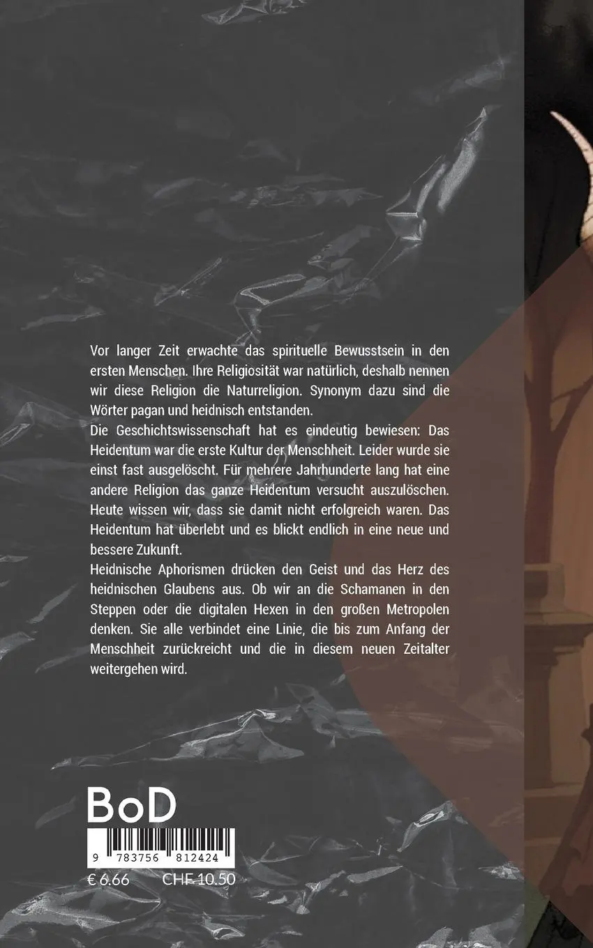 Rückseite: 9783756812424 | Heidnische Aphorismen | Mathias Bellmann | Taschenbuch | 122 S. | 2023